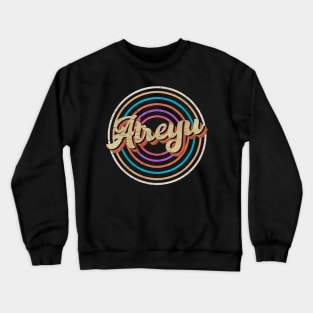 vintage circle line color Atreyu Crewneck Sweatshirt